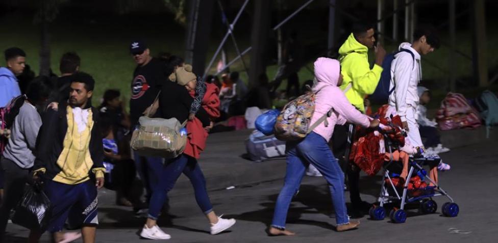 Sale primer caravana de migrantes 2024 de Honduras a EU