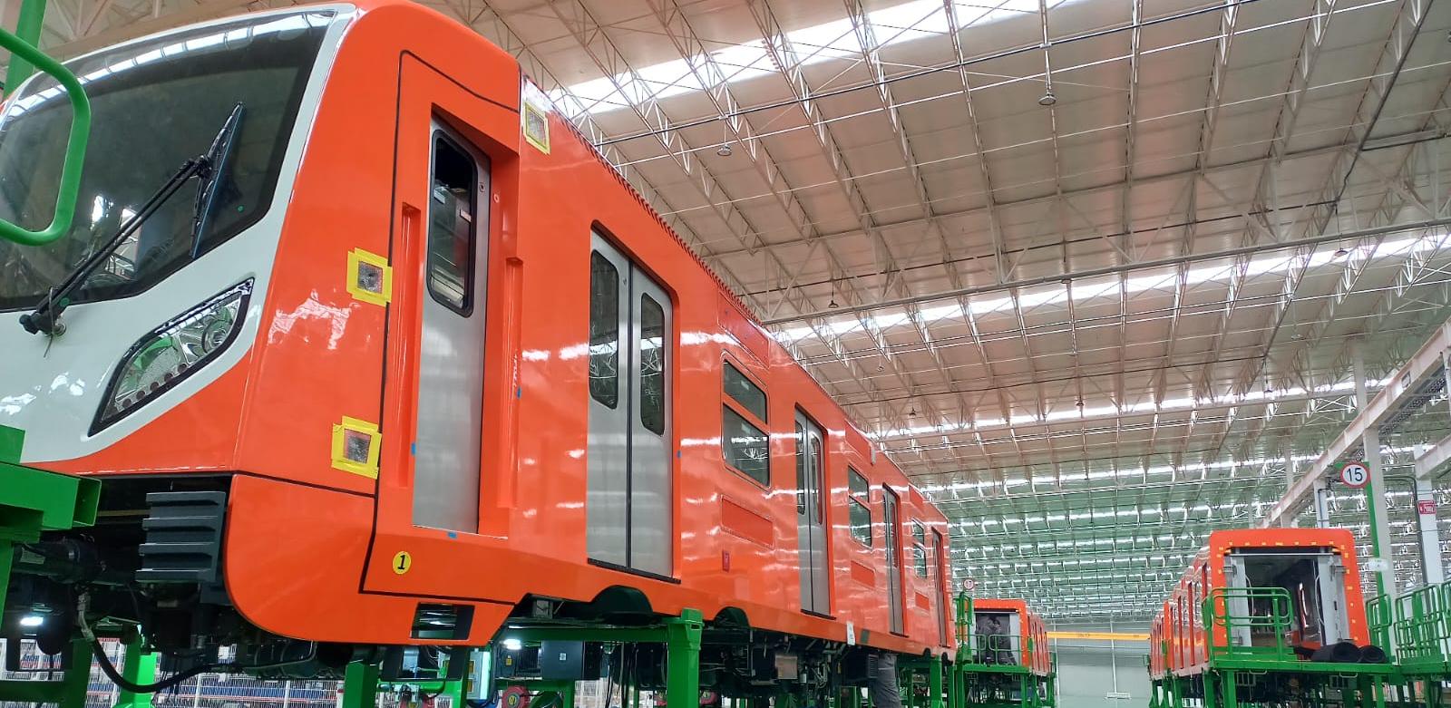 Ensamblan en Querétaro los 27 trenes para la L1 del Metro; listo el