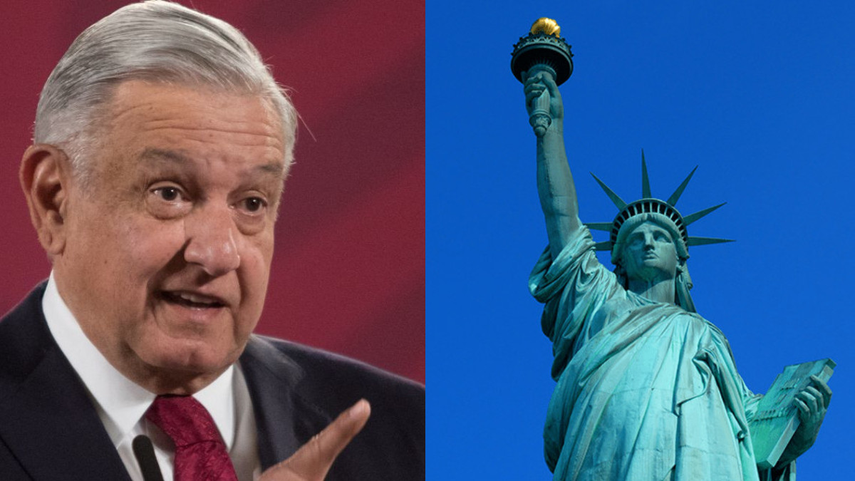 Por censura a Trump, "la Estatua de la Libertad está verde de coraje", dice AMLO