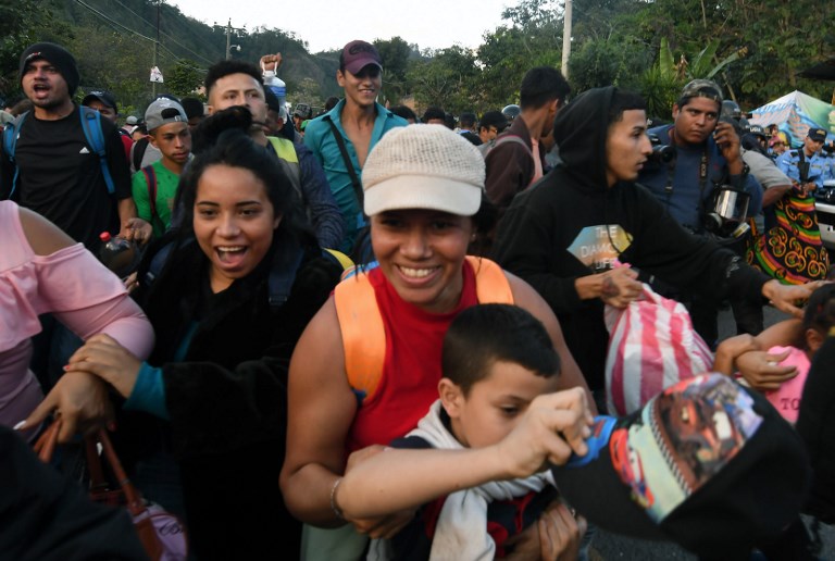 Prensa hondure a anuncia nueva caravana con 400 migrantes